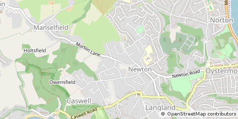 Map of Swansea