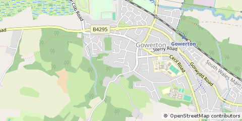 Map of Swansea