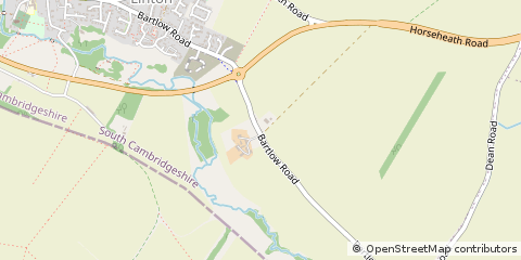 Map of Linton, Cambridgeshire