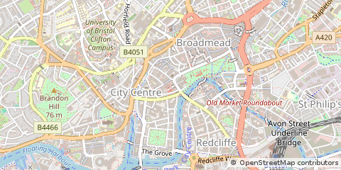 Map of Bristol