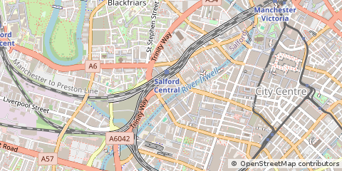 Map of Manchester