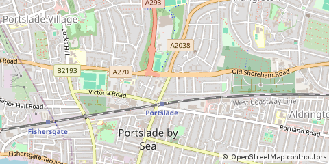 Map of Brighton, East Sussex