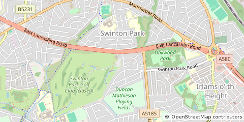 Map of Manchester