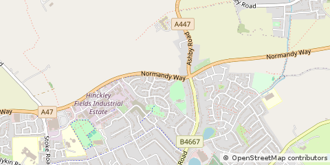 Map of Hinckley