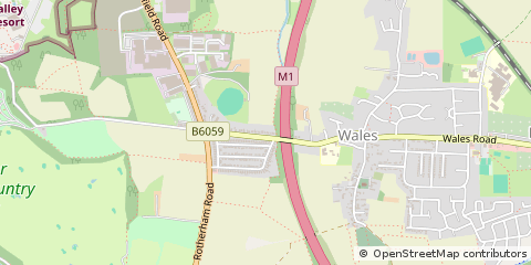 Map of Sheffield, South Yorkshire