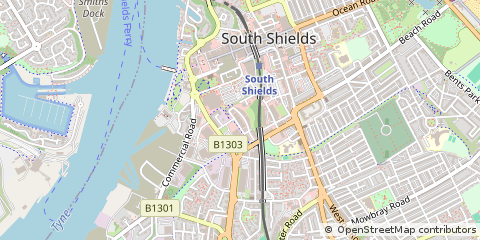 Map of South Shields