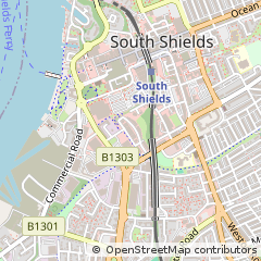 Map of South Shields