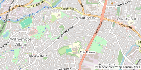 Map of Brierley Hill
