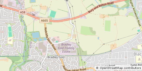 Map of Bolton, Lancashire