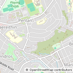 Map of Swansea