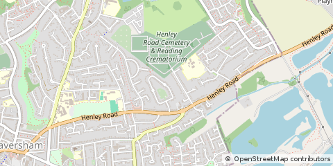 Map of Reading, Berkshire