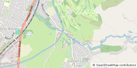 Map of Macclesfield, Cheshire