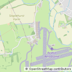 Map of Redhill, Surrey