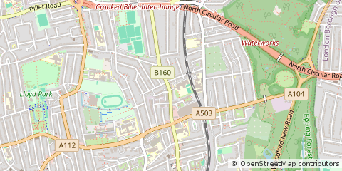 Map of Walthamstow, London