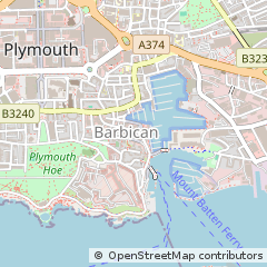 Map of Plymouth, Devon