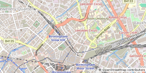 Map of Birmingham