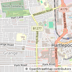 Map of Hartlepool, Cleveland
