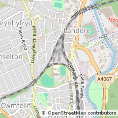 Map of Swansea, Abertawe
