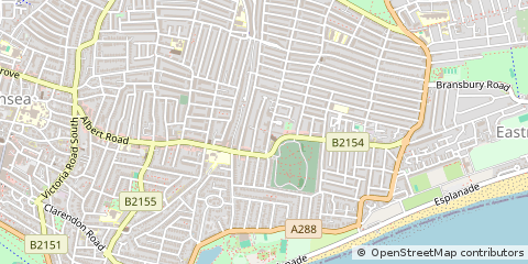 Map of Portsmouth, Hants