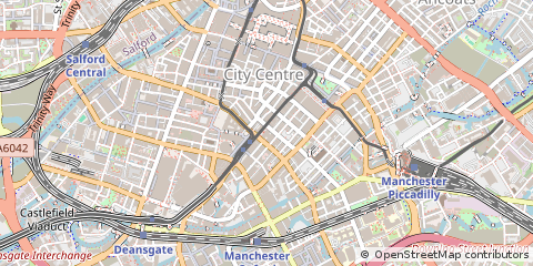 Map of Manchester