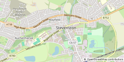 Map of Stevenston