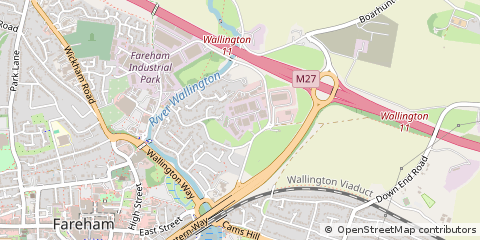 Map of Fareham, Hampshire