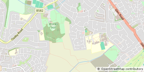 Map of Leicester