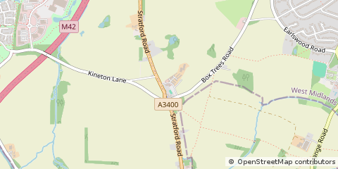 Map of Solihull, West Midlands