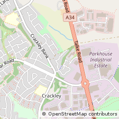 Map of Newcastle Under Lyme, Staffordshire