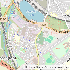 Map of Northfleet, Kent