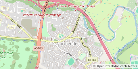 Map of Manchester, Greater Manchester