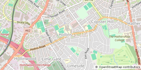 Map of Oldham