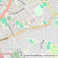 Map of Oldham