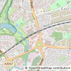 Map of Andover, Hampshire