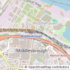 Map of Middlesbrough