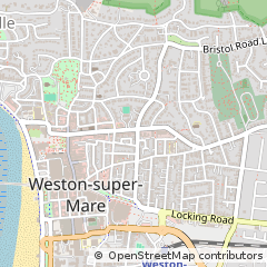 Map of Weston-Super-Mare, North Somerset