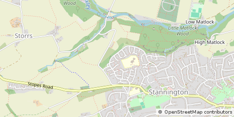 Map of Sheffield