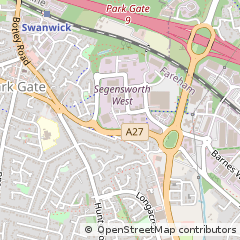 Map of Fareham, Hampshire