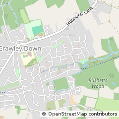 Map of Crawley