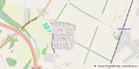 Map of Norwich, Norfolk