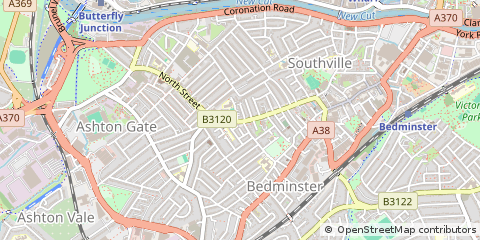 Map of Bristol