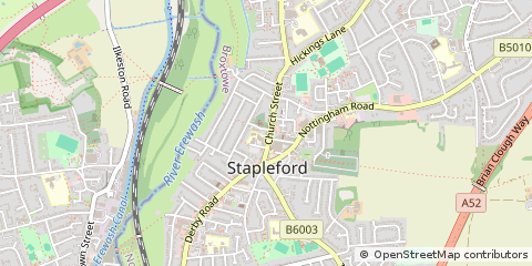 Map of Nottingham