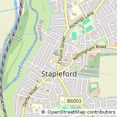Map of Nottingham