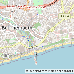 Map of Bournemouth, Dorset