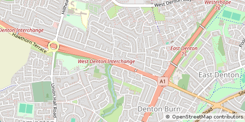 Map of Newcastle Upon Tyne