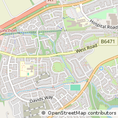 Map of Haddington, East Lothian