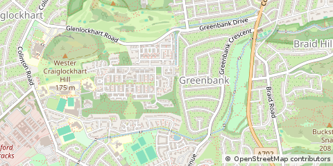 Map of Edinburgh, Midlothian
