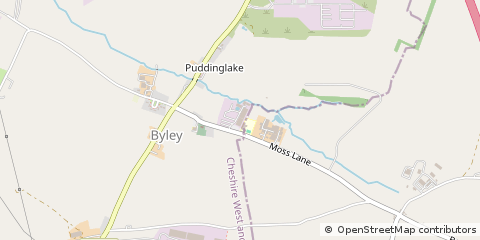 Map of Middlewich