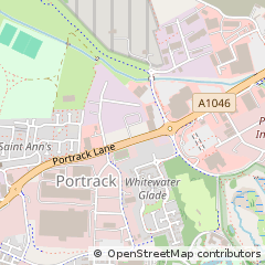 Map of Stockton-on-Tees