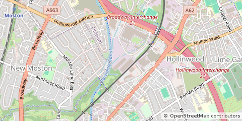 Map of Oldham